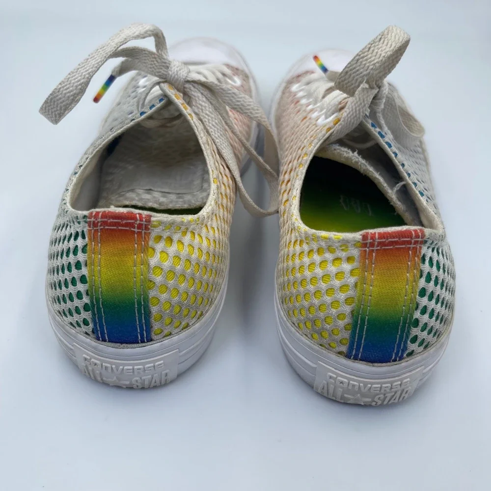 Converse Chuck Taylor All Star Ox Pride Rainbow Sneakers Unisex Mens 6 Womens 8